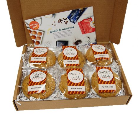 Order Pumpkin Spice cookies, nationwide shipping, gourmet cookie gifts