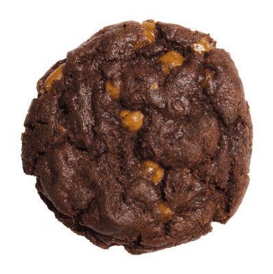 Large Chocolate Chewy Caramel Cookies