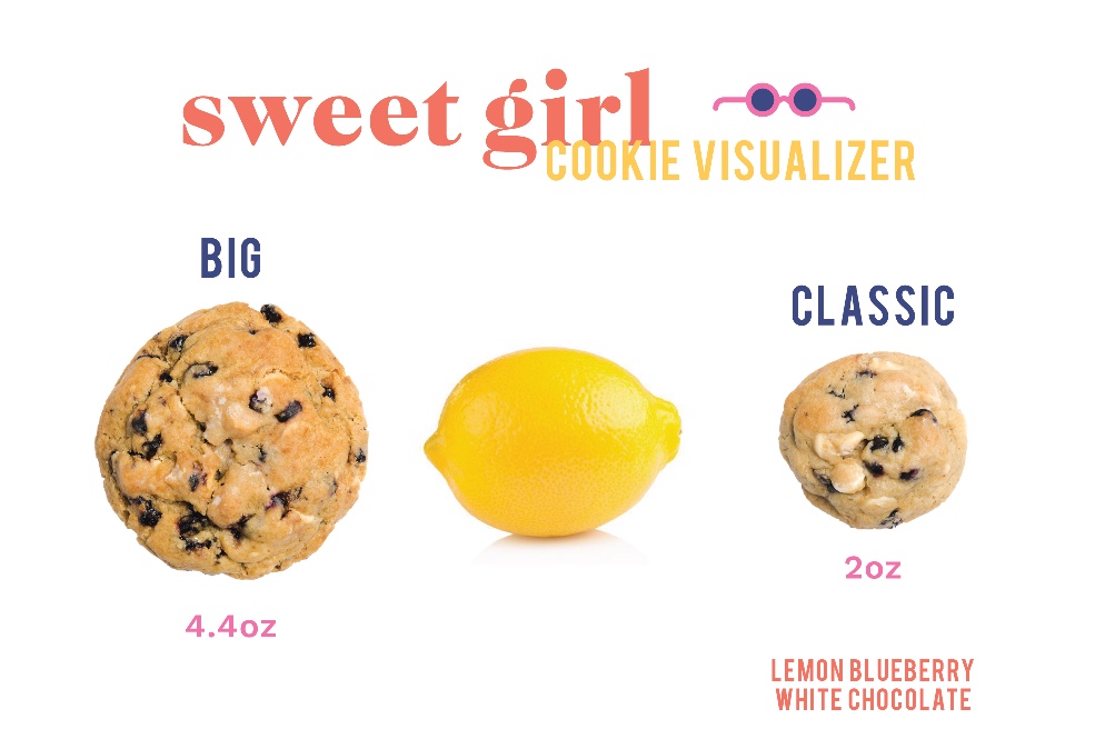 Cookie Visualizer Lemon Blueberry White Chocolate