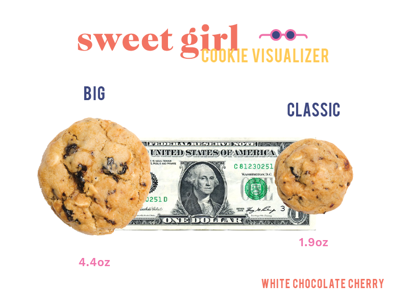 BIG Cookies by the Box - Sweet Girl Cookies