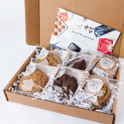 Individually wrapped gourmet chocolate cookie gifts