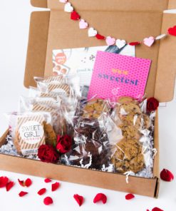 valentines day cookies, valentines day gift, mail order cookies, mail order valentines day