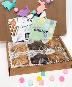 Chocolate lover easter cookies, large easter cookies, nationwide shipping