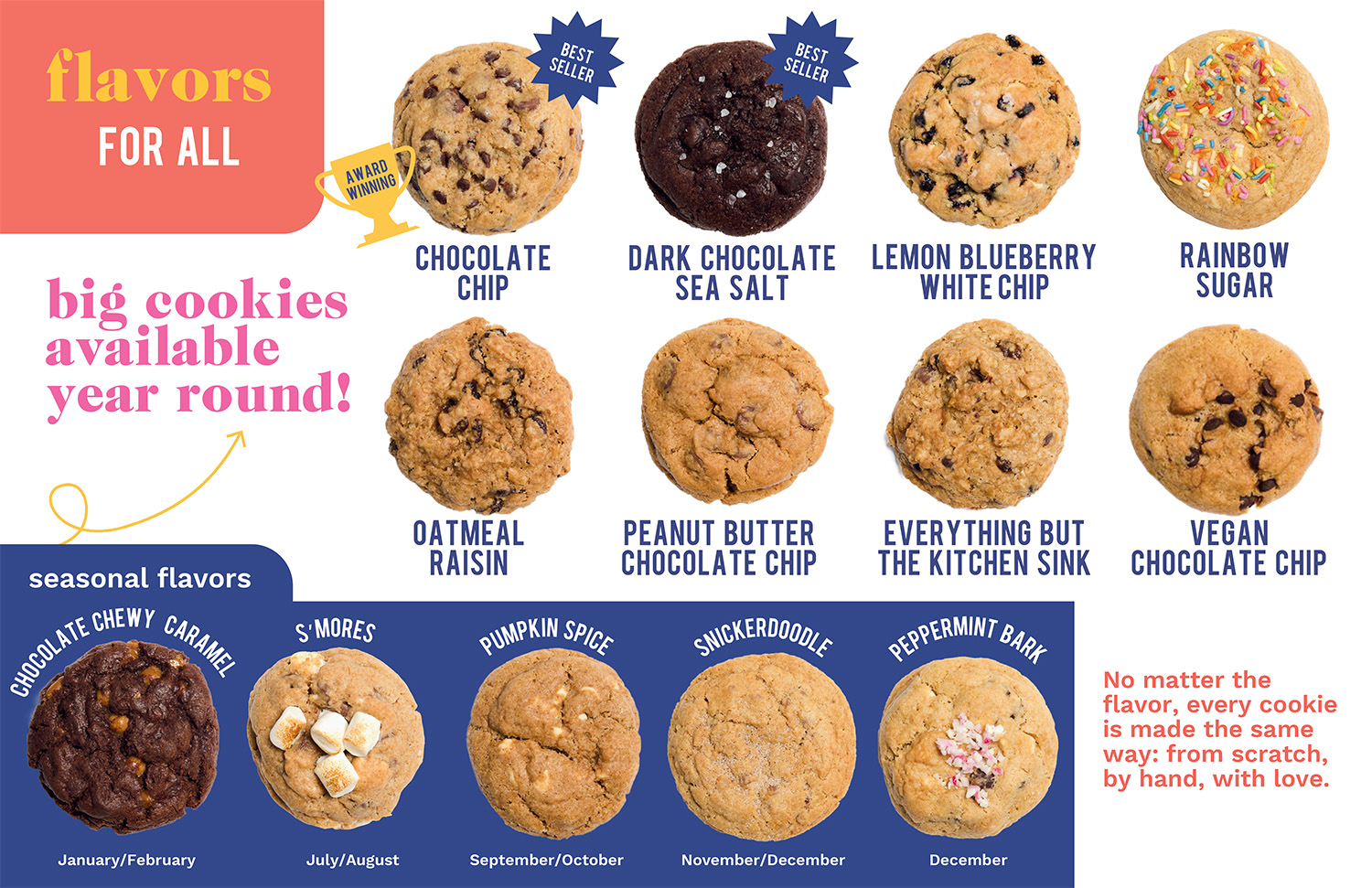 corporate cookie gift flavor options