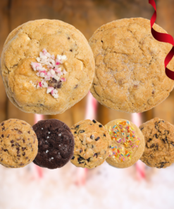 holiday cookies, peppermint bark, snickerdoodles, mail order cookies, gift baskets