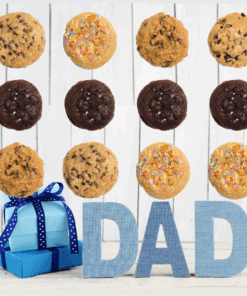 fathers day gourmet cookie box, mail order, award winning cookies, father's day gifts
