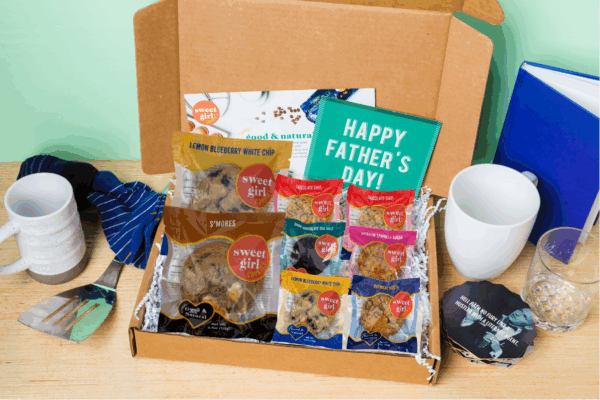 father's day cookie gift boxes, all natural cookies, nationwide shipping, award winning, best mail order cookies